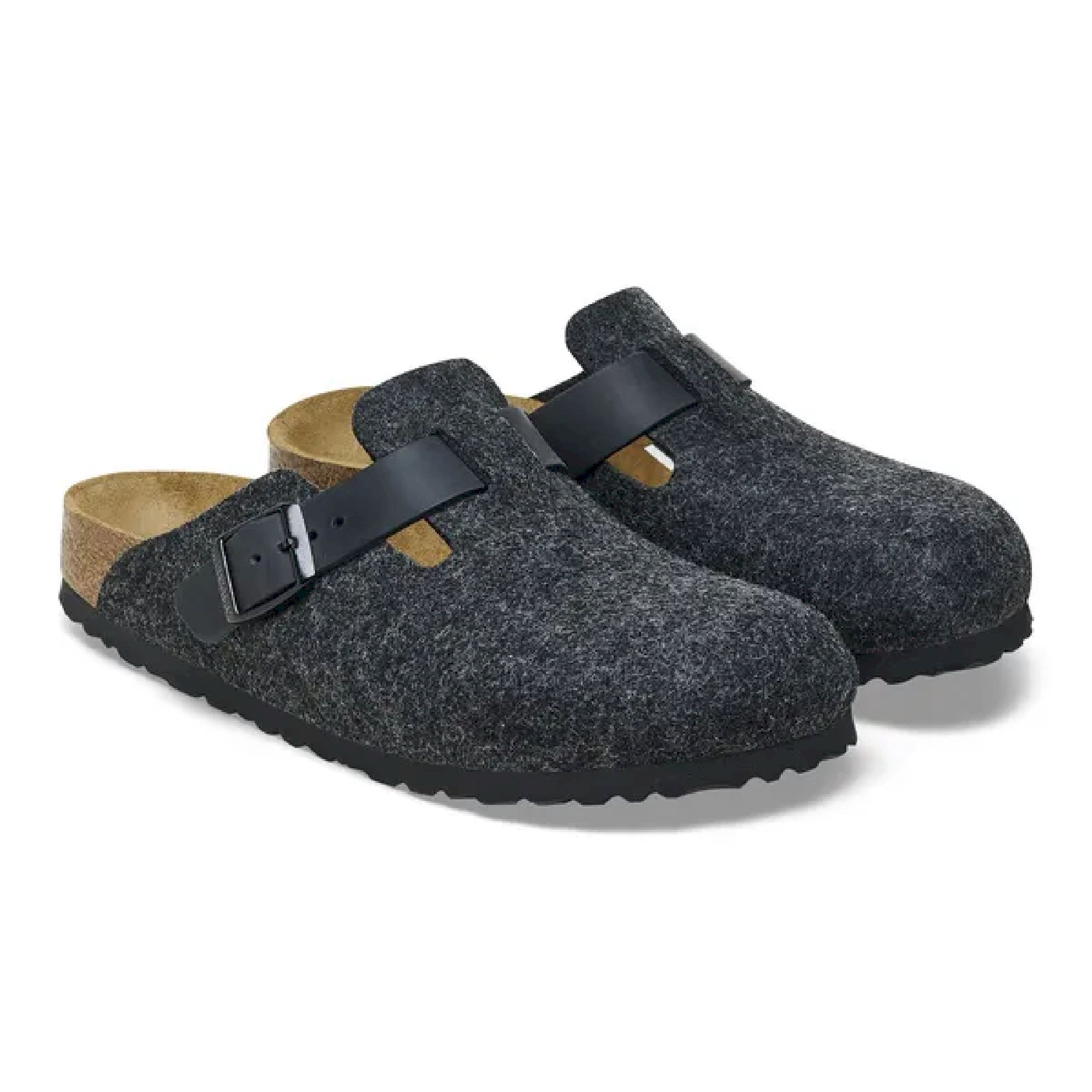 Birkenstock Boston Leather Felt - Sandalen | Hardloop