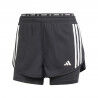 adidas Own the Run Essential 3-Stripes 2in1 Short - Pantaloncini da running - Donna | Hardloop