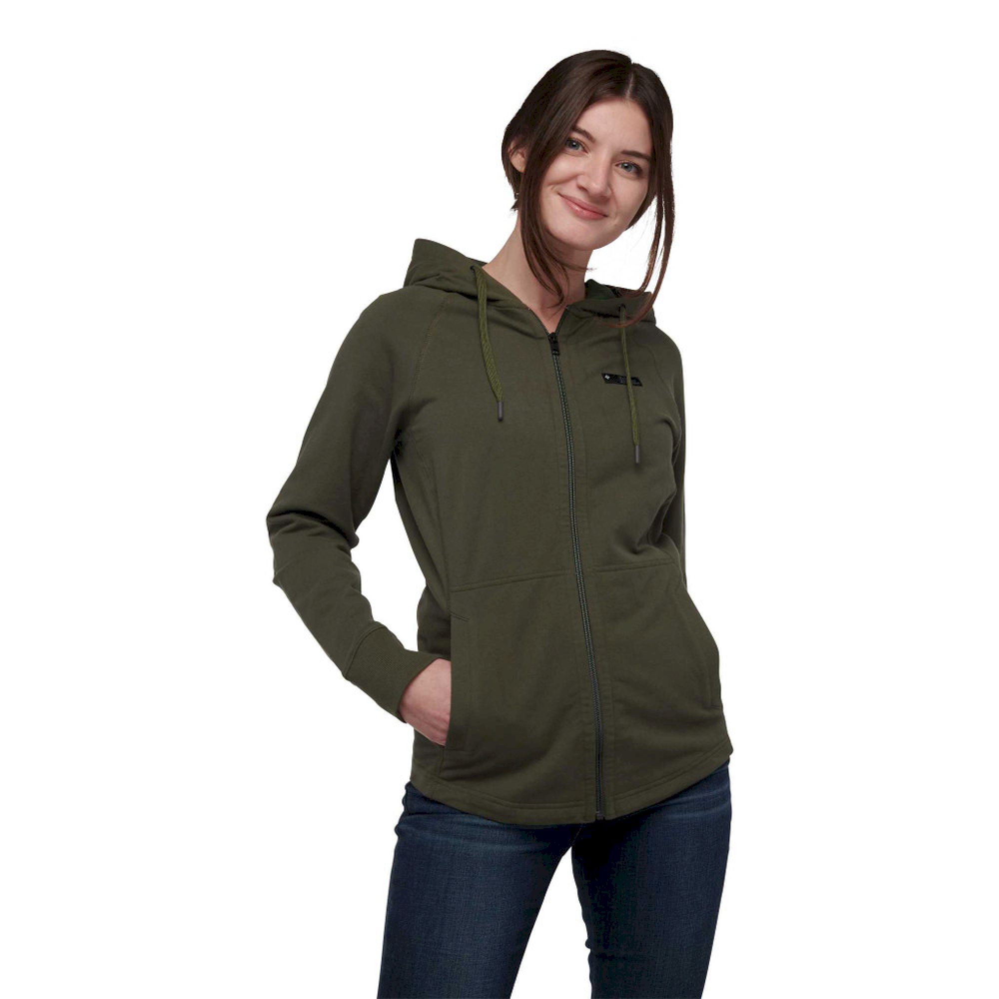 Black Diamond Rise And Climb Full Zip Hoody - Hoodie - Damen | Hardloop