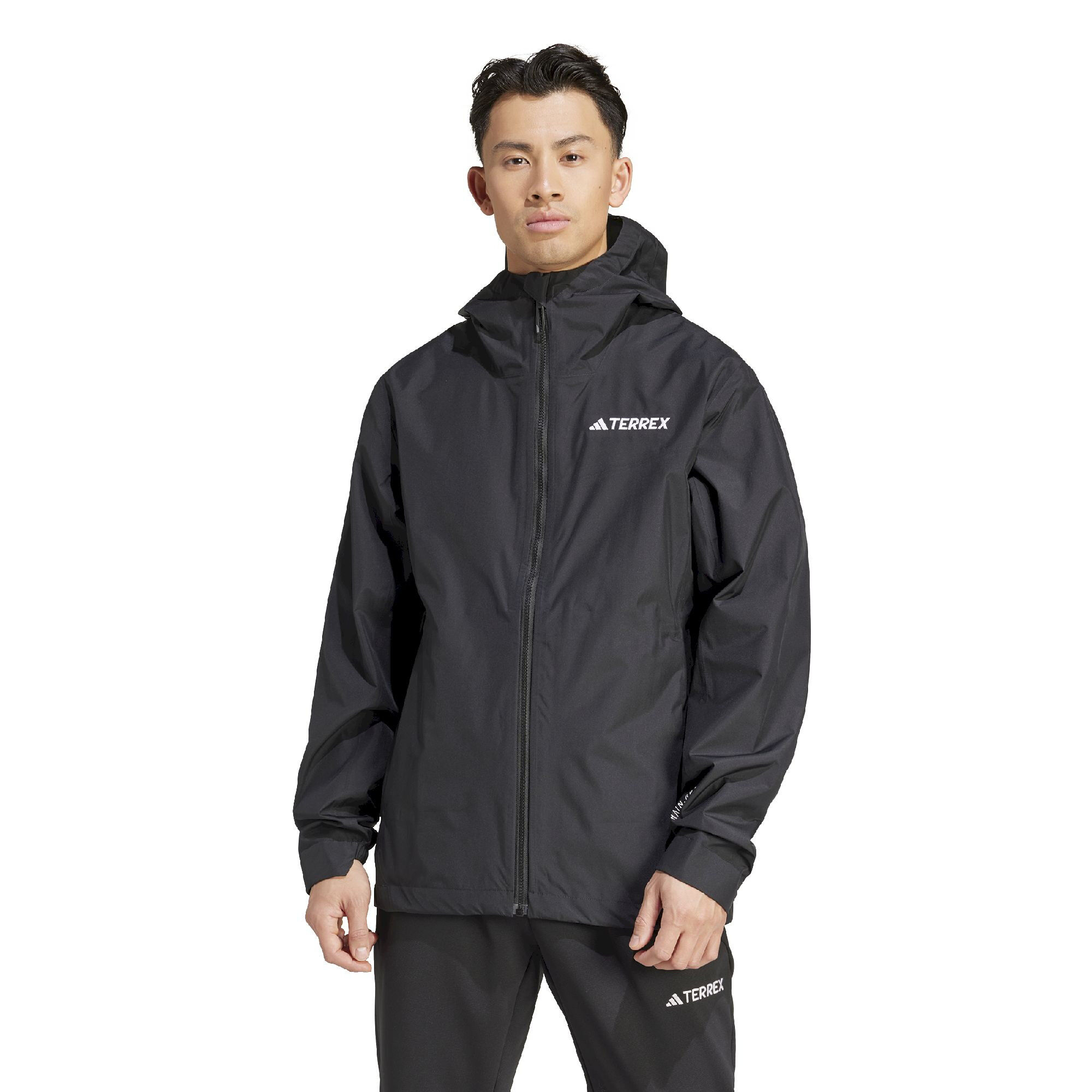 Black waterproof adidas jacket online