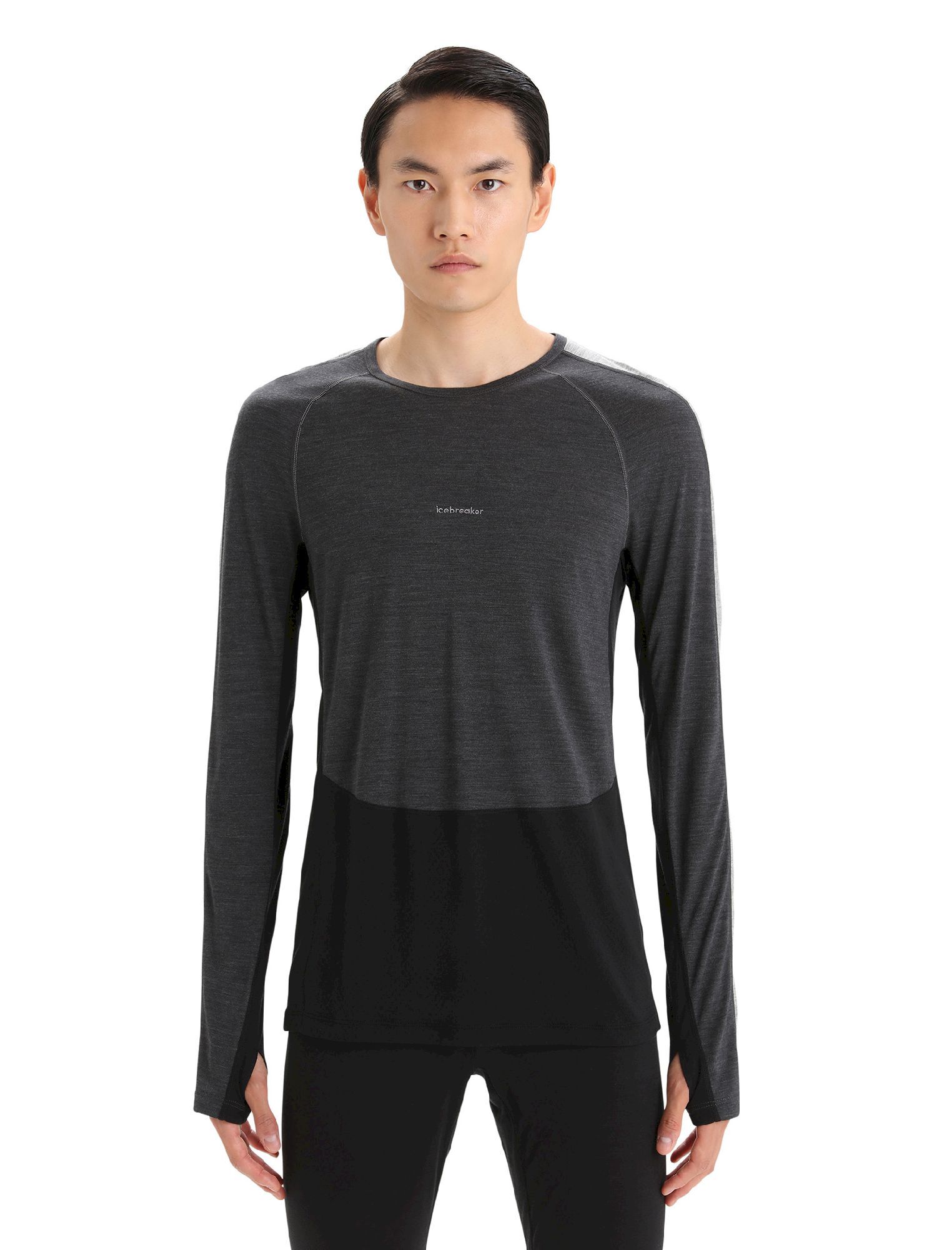 icebreaker 125 ZoneKnit LS Crewe - Merino Wool Jersey - Men's | Hardloop