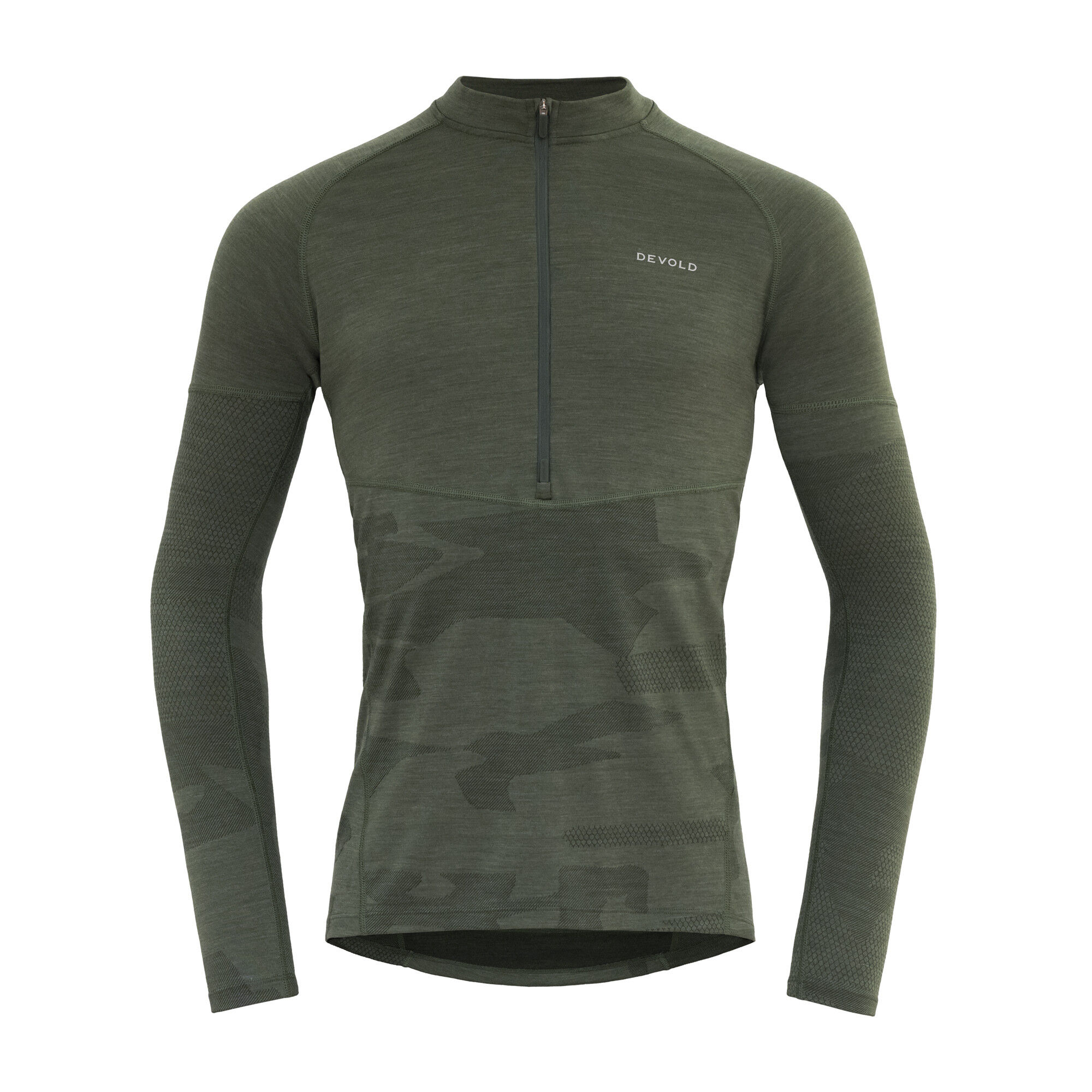 Devold Standal Merino Shirt Zip Neck - Cykeltrikå - Herr | Hardloop