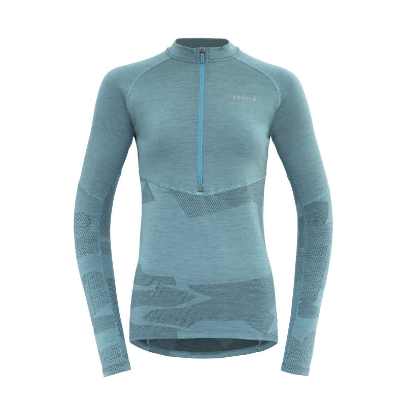 Devold Standal Merino Shirt Zip Neck - Radtrikot - Damen | Hardloop