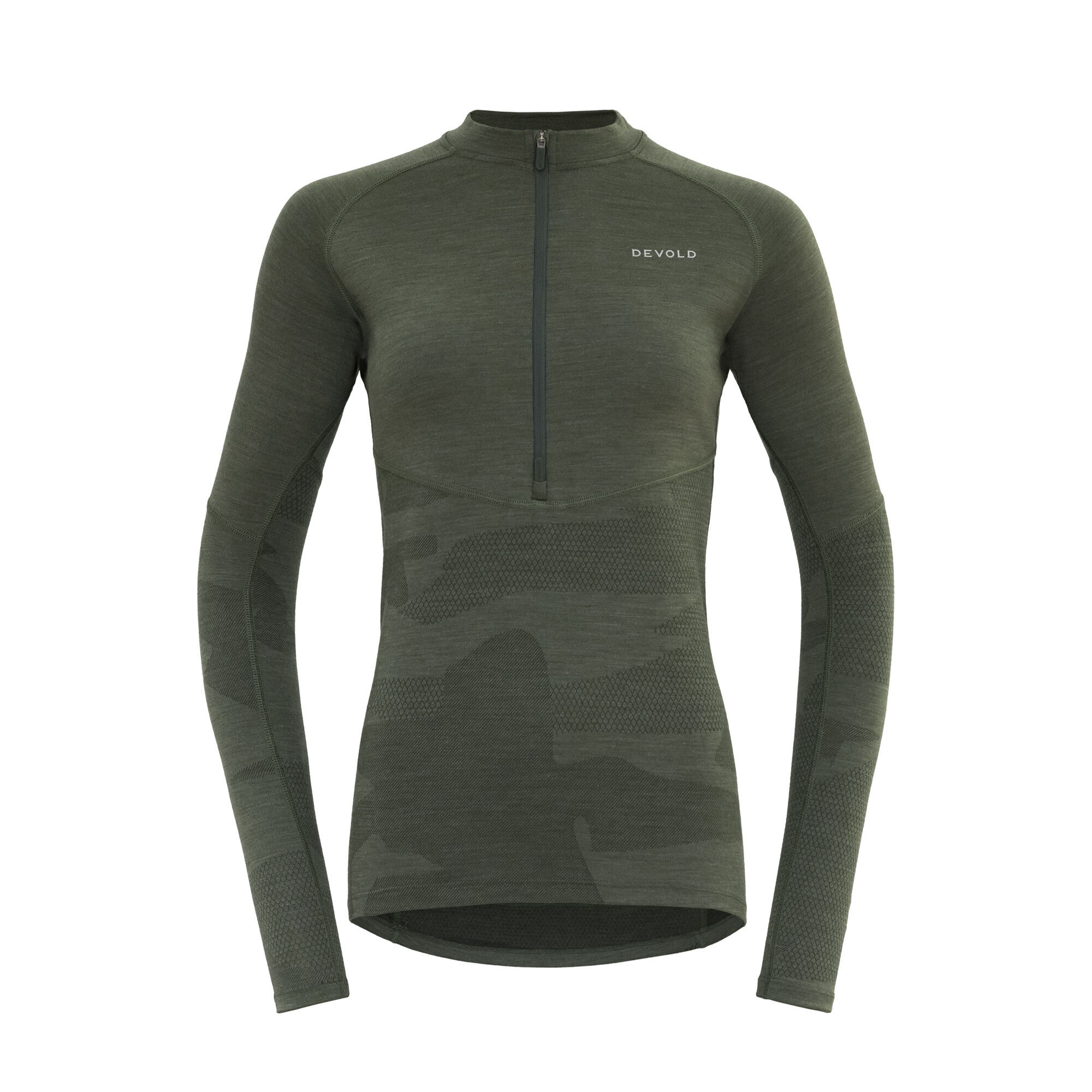 Devold Standal Merino Shirt Zip Neck - Cykeltrikå - Dam | Hardloop