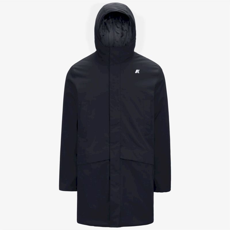 【K-WAY】Long Hooded Anorak NAVY L K-Way - Online Shop | Hardloop