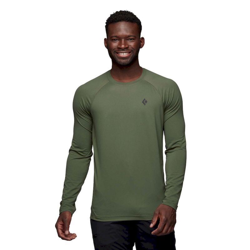 Black Diamond LS Alpenglow Crew - UV-beskyttelse T-shirts - Herrer | Hardloop