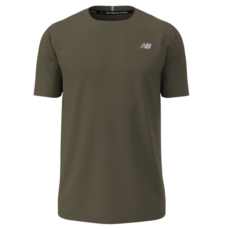 New Balance Core Run Short Sleeve T-shirt Heren Hardloop