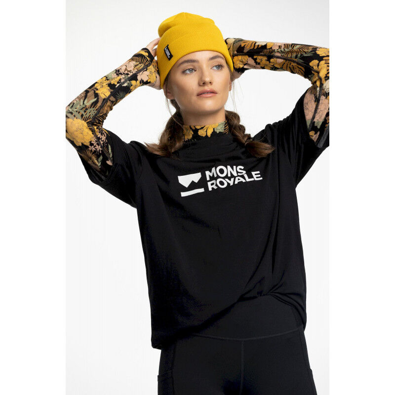 Mons royale Icon Relaxed Tee - Maglia merino - Donna | Hardloop