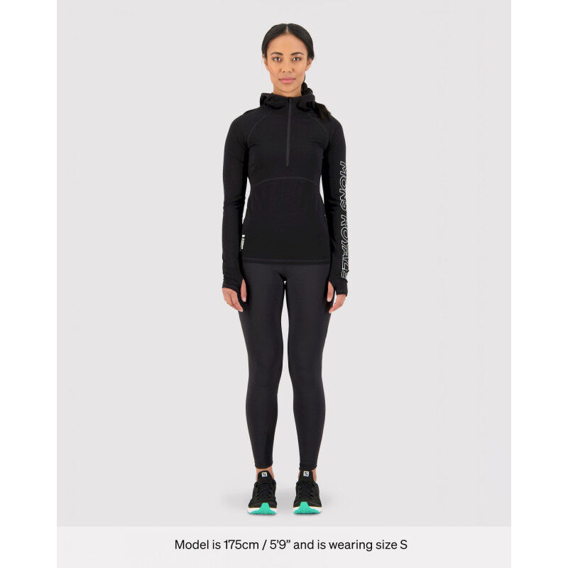 Mons Royale Bella Merino Long Sleeve Hood - Merino Wool Jersey - Women's | Hardloop