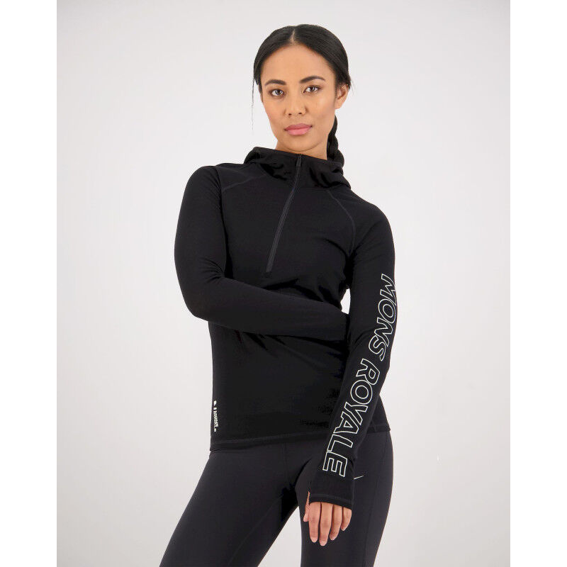 Mons Royale Bella Merino Long Sleeve Hood - Merino Wool Jersey - Women's | Hardloop