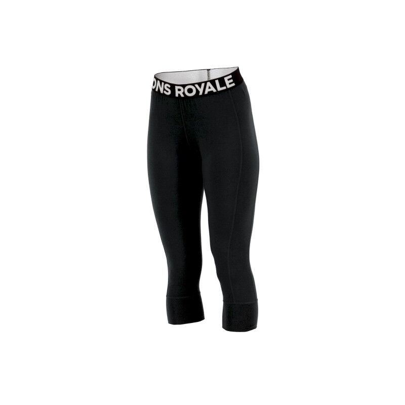 Mons Royale Cascade Merino Flex 3/4 Legging - Thermische merinowollen Panty - Dames | Hardloop