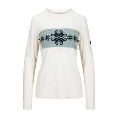 Falkeberg Baselayer Crew Neck - Maillot thermique laine mérinos femme