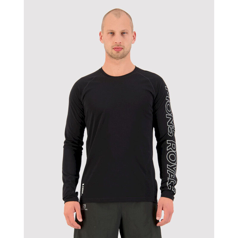 Mons Royale Temple Merino Long Sleeve - Merinoulltröja - Herr | Hardloop