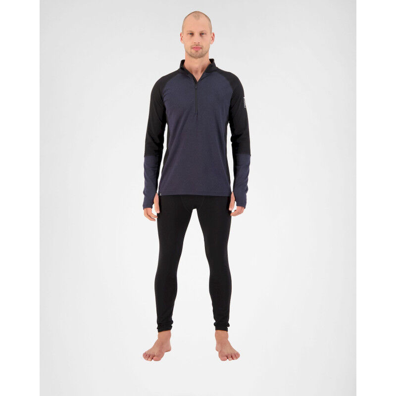 Olympus Half Zip - Merino Wollen Shirt - Heren
