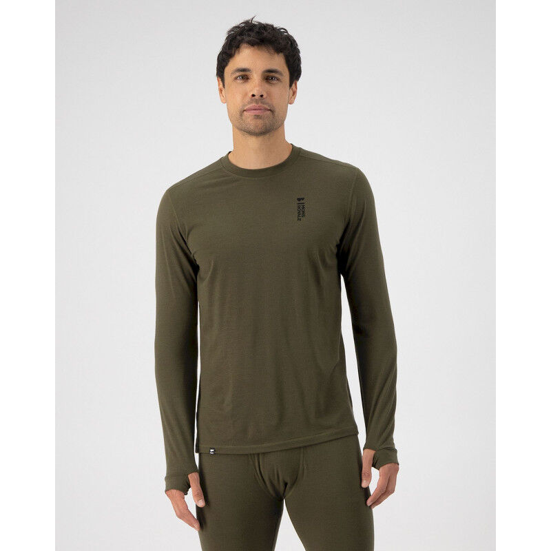 Mons Royale Cascade Merino Flex Long Sleeve - Merinowolltrikot - Herren | Hardloop