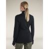 icebreaker 260 Quantum IV LS Zip - Fleece de lã merino mulher | Hardloop