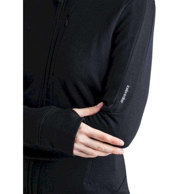 icebreaker 260 Quantum IV LS Zip - Merino Fleecevest - Dames | Hardloop
