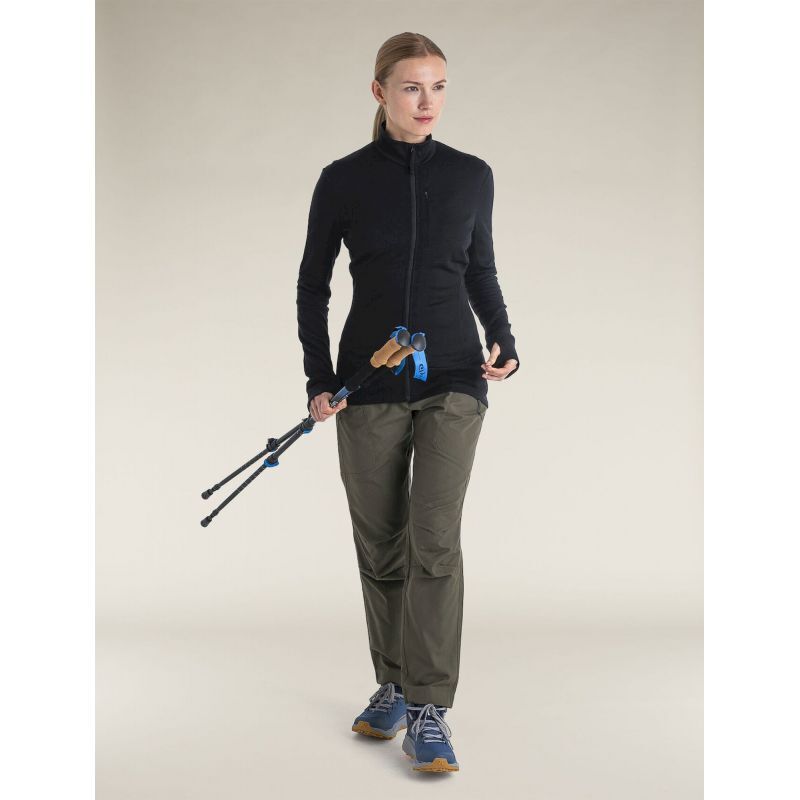 icebreaker 260 Quantum IV LS Zip - Polaire en laine mérinos femme | Hardloop