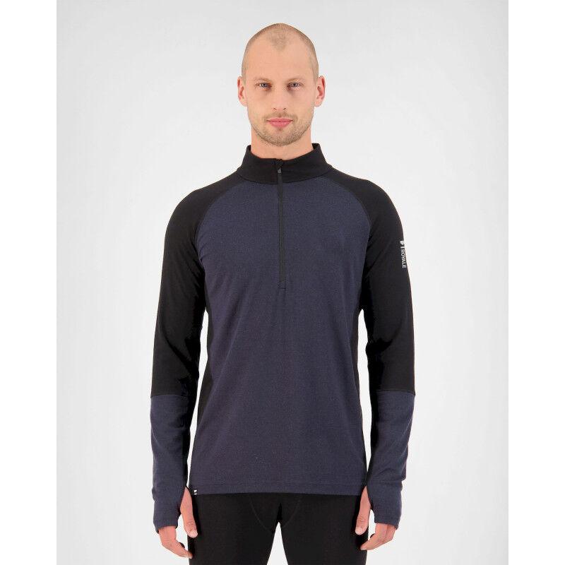 Mons Royale Olympus Half Zip - Maillot thermique laine mérinos homme | Hardloop