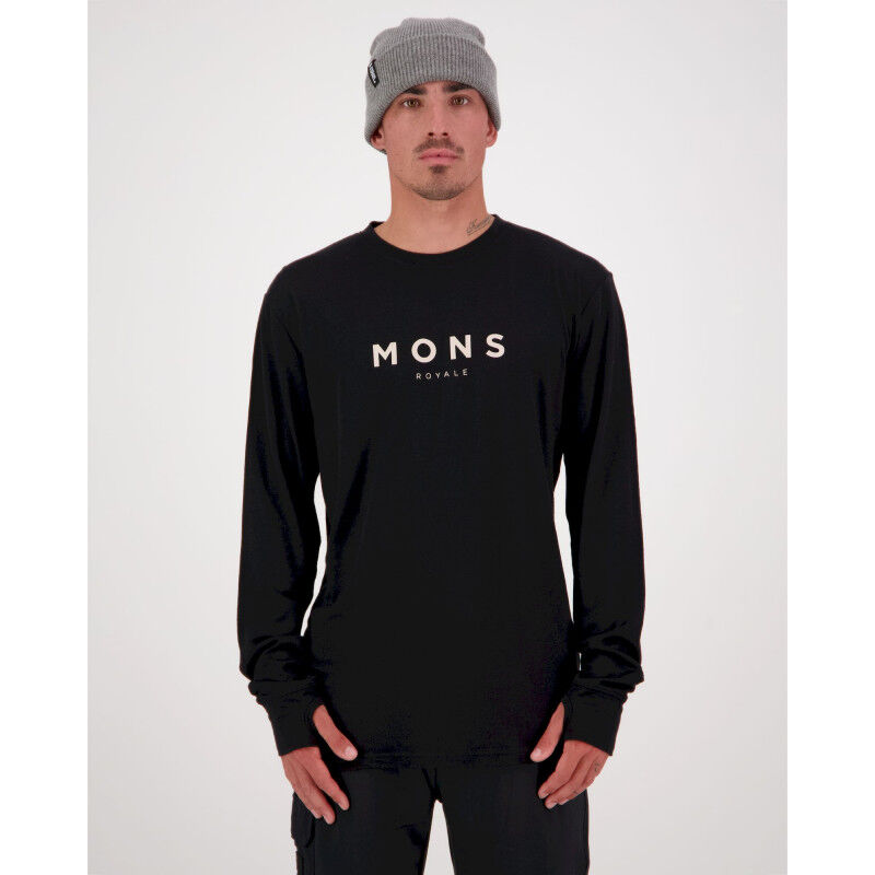 Mons Royale Yotei Classic Merino Long Sleeve - Camiseta de lã merino homem | Hardloop