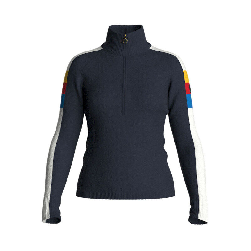 Varden Zip Up - Suéter de lã merino mulher