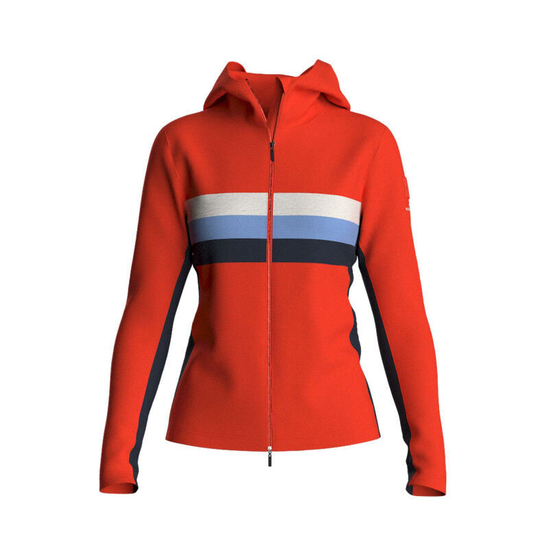 We Norwegians Ski Full Zip Hoodie Veste en laine mérinos femme