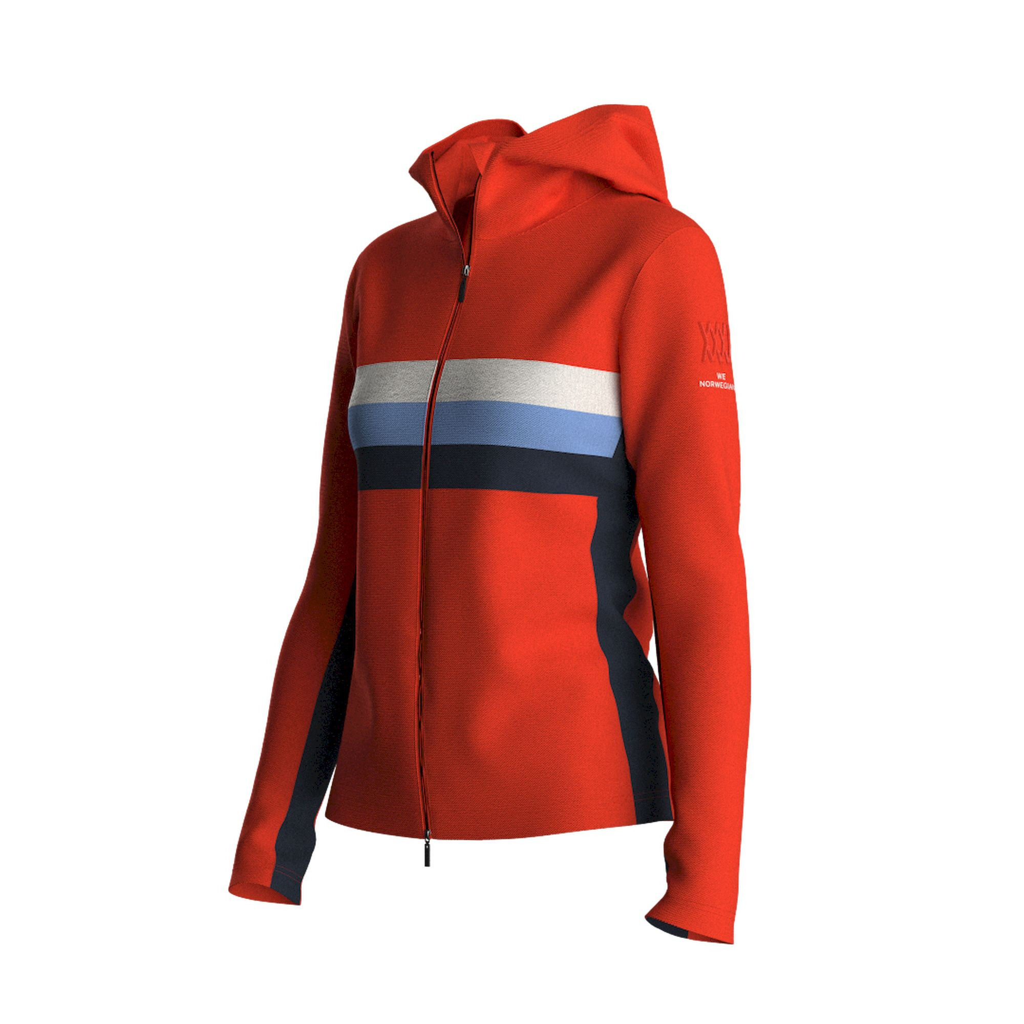 We Norwegians Ski Full Zip Hoodie - Merino jacket - Women's | Hardloop