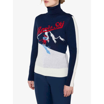 Afterski Sweater - Sweter z wełny Merino® damski