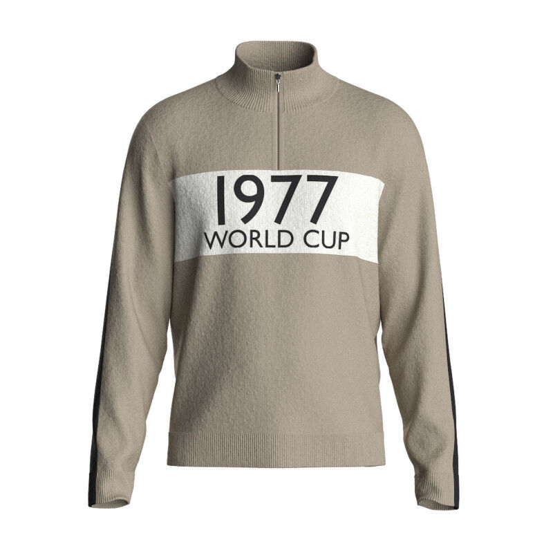 We Norwegians World Cup Zip Up - Sweter z wełny Merino® męski | Hardloop