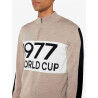 We Norwegians World Cup Zip Up - Sweter z wełny Merino® męski | Hardloop