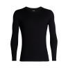 icebreaker 260 Tech Long Sleeve Crewe - Roupa interior de lã merino homem | Hardloop