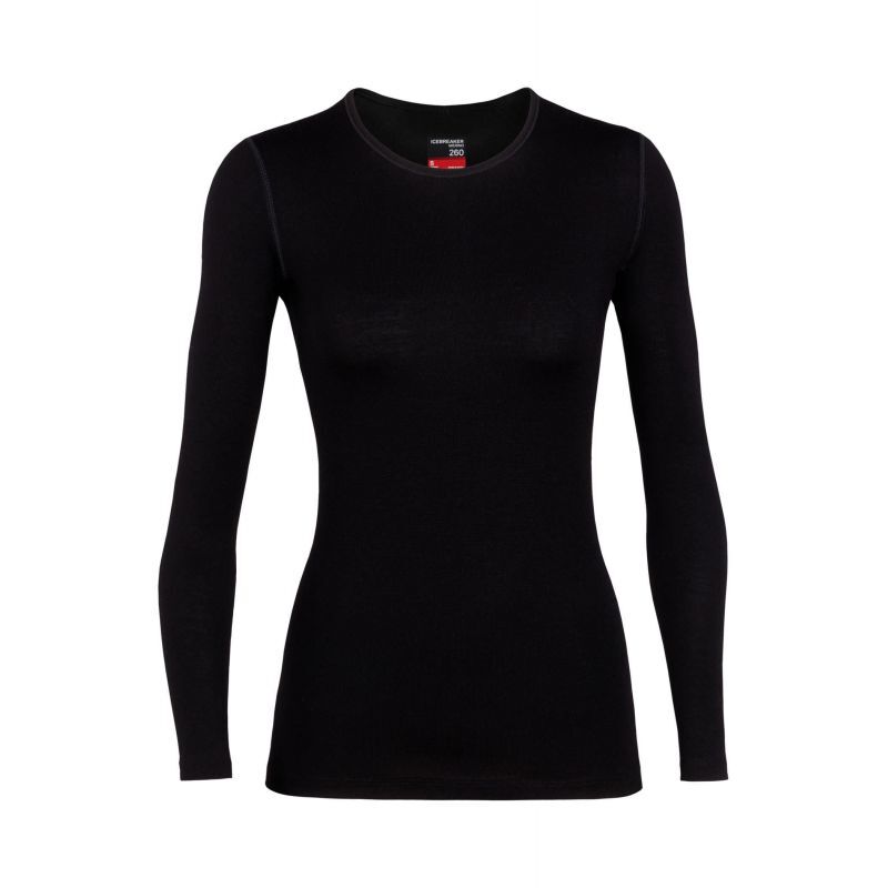 Icebreaker 260 Tech Long Sleeve Crewe - Merino base layer - Women's I Hardloop