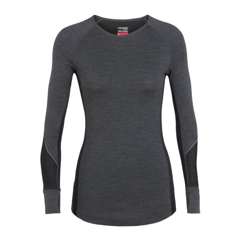 Icebreaker Bodyfitzone 260 Zone Long Sleeve Crewe - Bielizna z wełny Merino meska | Hardloop