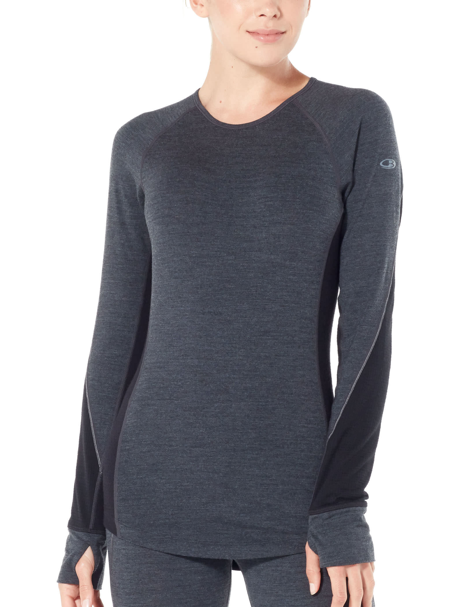 Icebreaker Bodyfitzone 260 Zone Long Sleeve Crewe - Intimo lana merinos - Donna I Hardloop