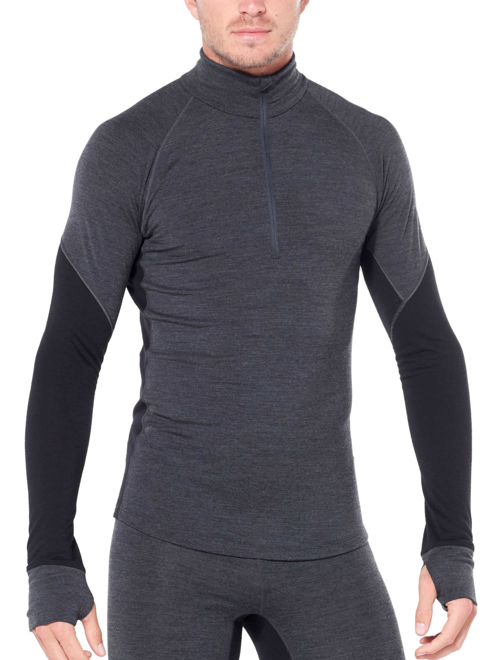 Icebreaker Bodyfitzone 260 Zone Long Sleeve Half Zip - Bielizna z wełny Merino meska | Hardloop