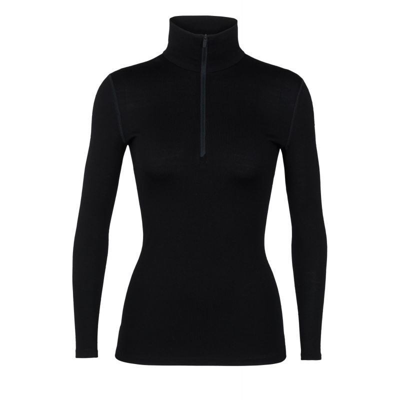 icebreaker 260 Tech Long Sleeve Half Zip - Roupa interior de lã merino mulher | Hardloop
