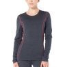 Icebreaker 200 Oasis Deluxe Long Sleeve Crewe - Bielizna z wełny Merino damska | Hardloop