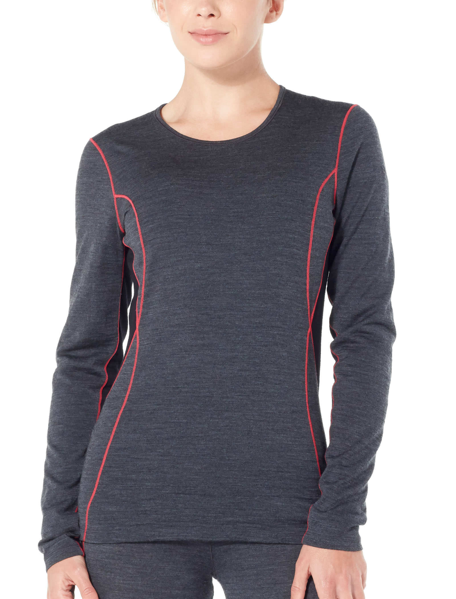 Icebreaker 200 Oasis Deluxe Long Sleeve Crewe - Bielizna z wełny Merino damska | Hardloop