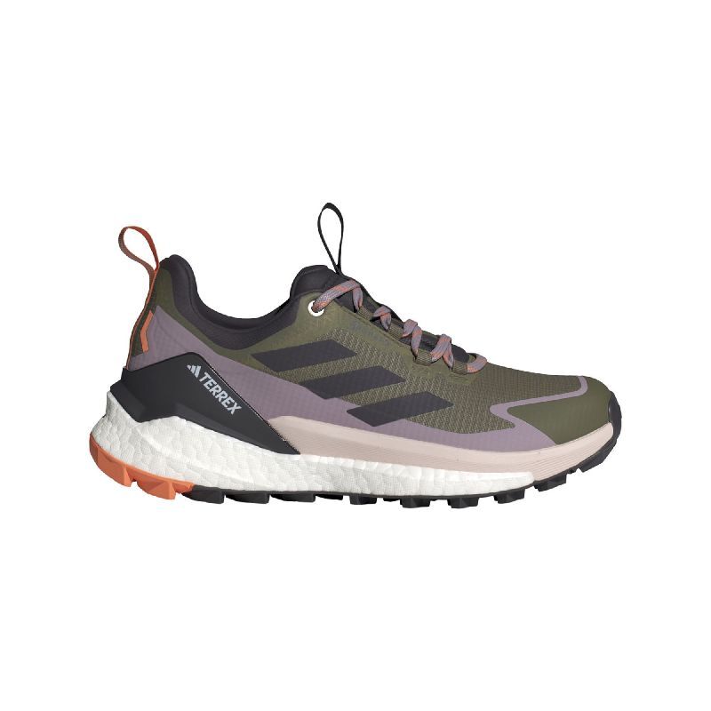 adidas Terrex Free Hiker 2 Low GTX - Chaussures randonnée femme Olive Strata / Aurora Black / Amber Tint 42