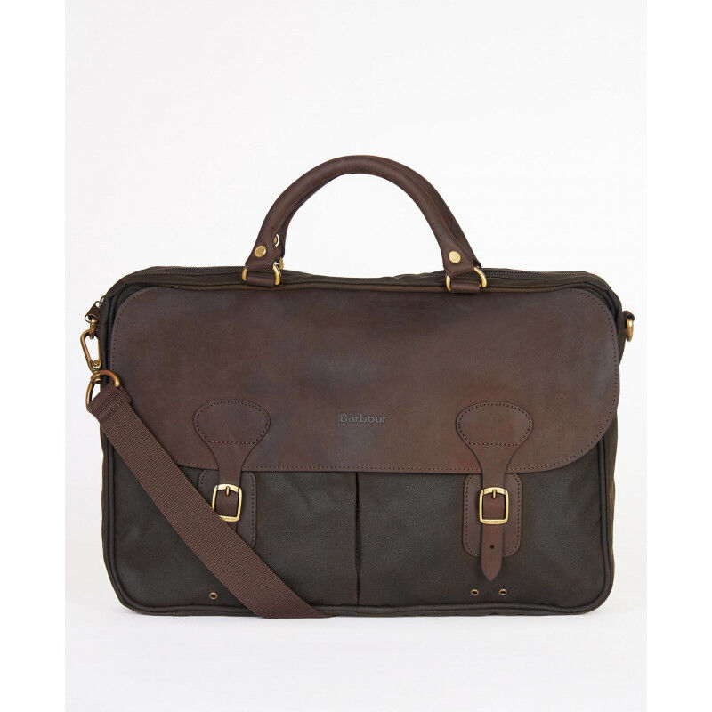 Wax Leather Briefcase - Laptoptas