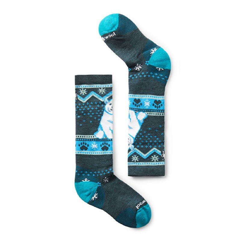 Smartwool Wintersport Full Cushion Polar Bear Pattern OTC - Socks - Kids