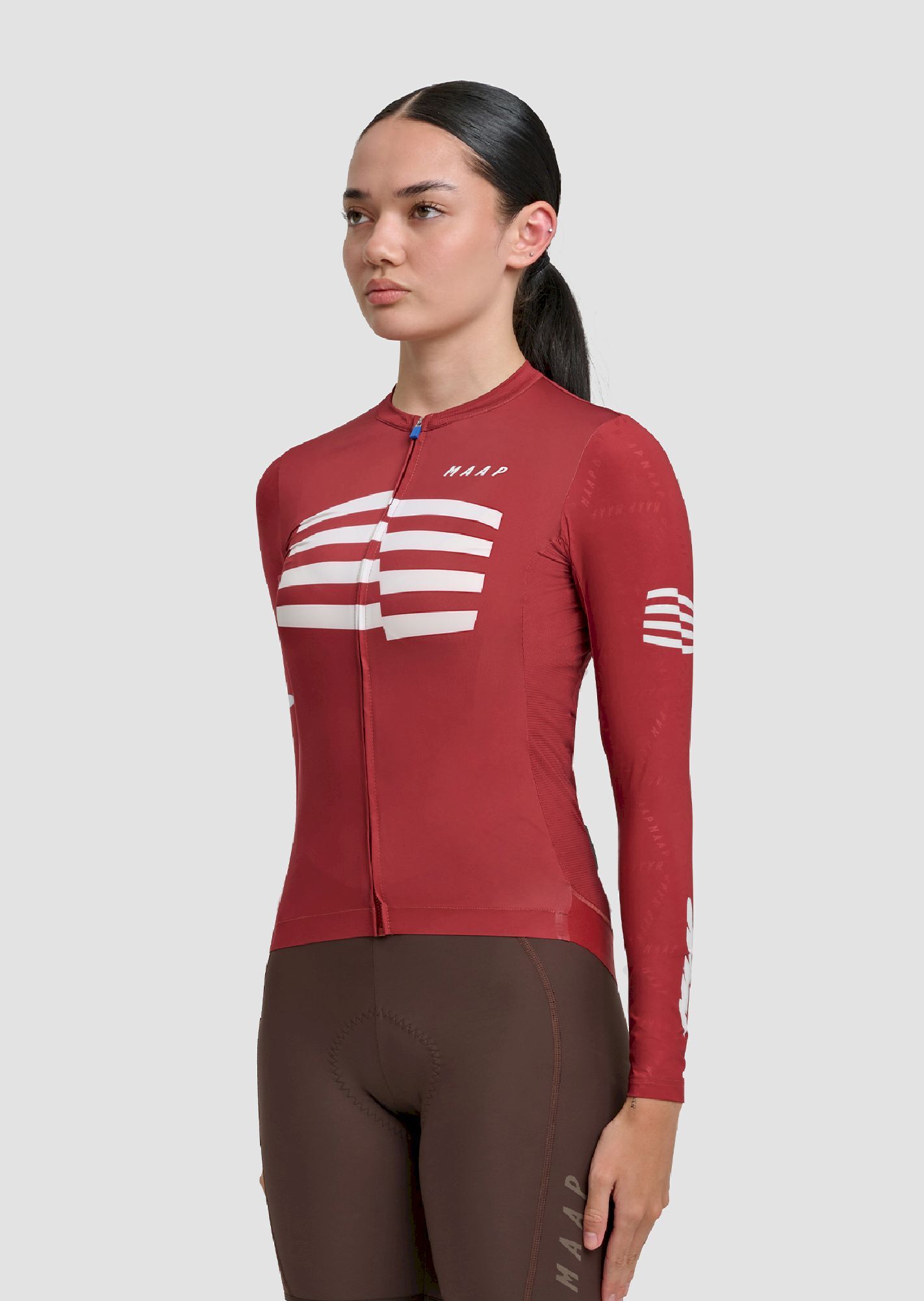 Maap Women's Emblem Pro Hex LS Jersey - Cykeljersey - Damer | Hardloop