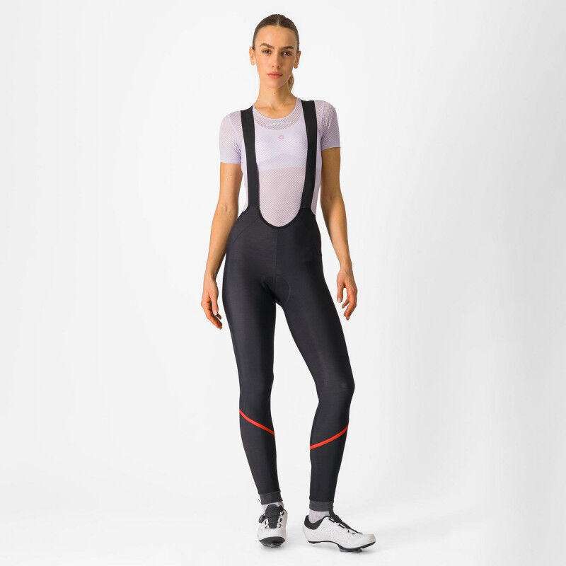 Castelli Velocissima Dt - Spodenki kolarskie z szelkami rowerowe damskie | Hardloop
