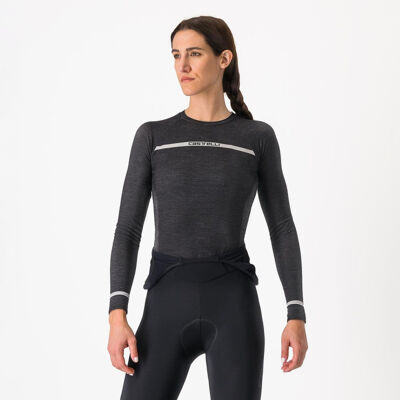 Merino Seamless Baselayer - Koszulka kolarska długi rękaw damska