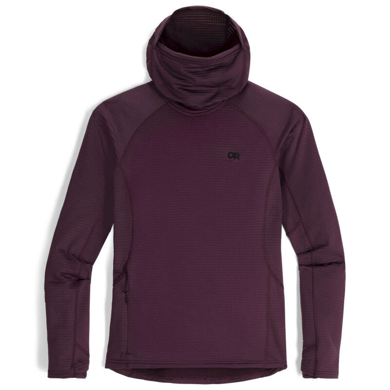 Vigor Grid Fleece Pullover Hoodie - Camisola interior mulher