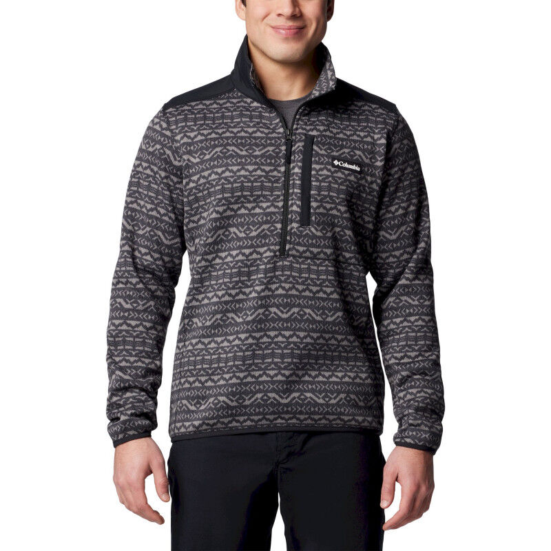 Columbia Sweater Weather Printed Half Zip II - Fleecejakke - Herrer | Hardloop