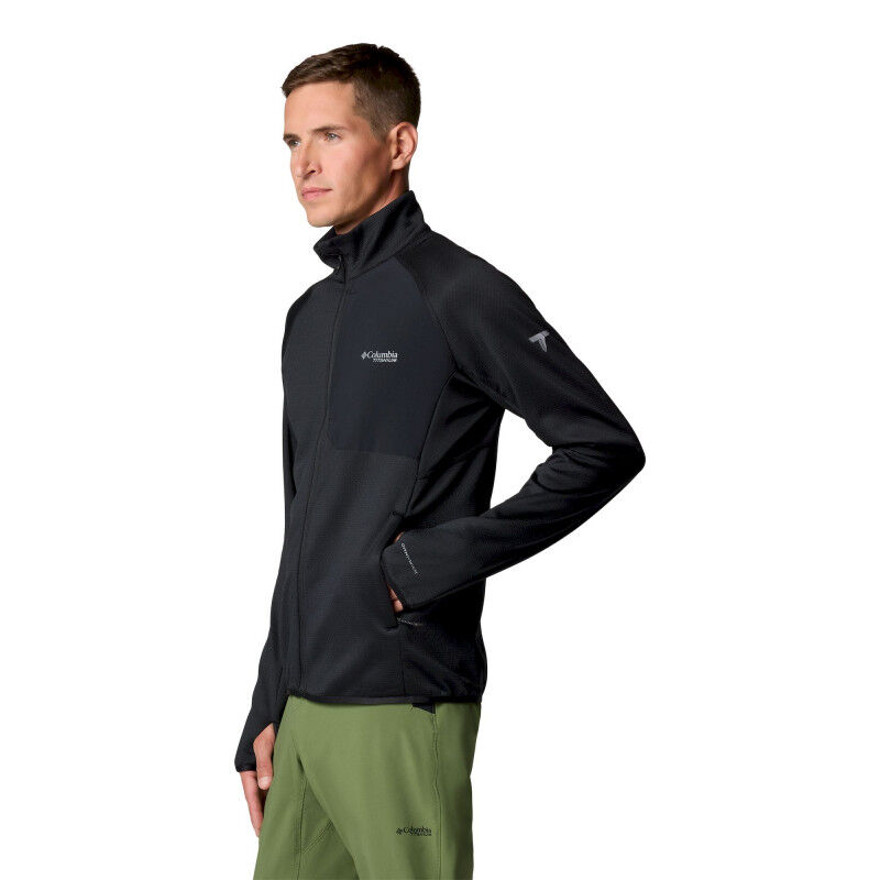 Columbia Triple Canyon™ Grid Fleece Full Zip II - Fleecetakki - Miehet | Hardloop