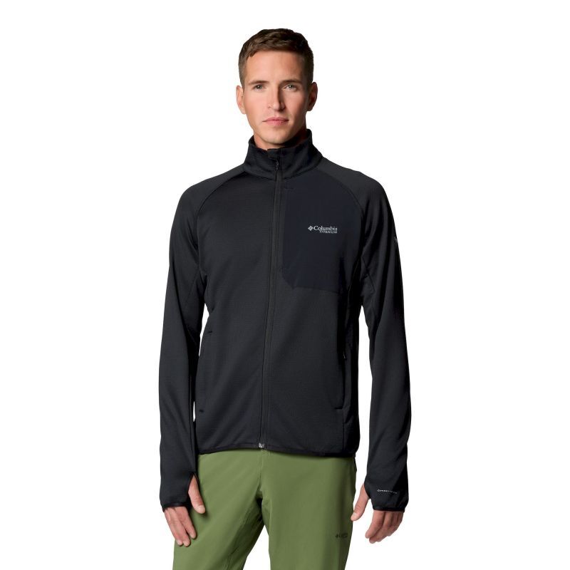Polaire Columbia PFG Skiff Guide 1/4 Zip Homme - Taille L, Gris, Protection UV UPF 50