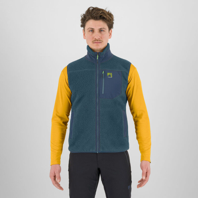 Moiazza Retro Fleece Vest - Fleecevest - Heren