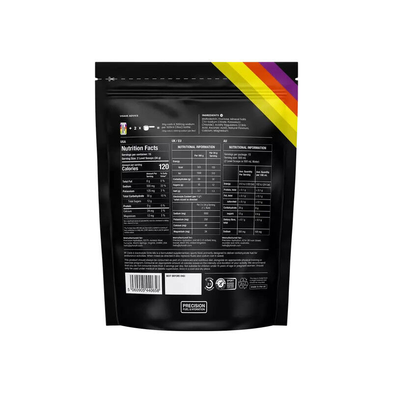 Precision Fuel & Hydratation Carb & Electrolyte Drink Mix - Energiedrank | Hardloop